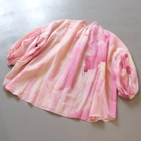 suzuki takayuki × Coci la elle     puff-sleeve blouse  / magnolia　B231-01