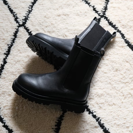 NEUF  ヌーブ　SIDEGORE　BOOTS　BLACK   NFB101