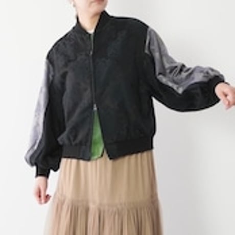 THOMAS　MAGPIE　Jacquared Leaf Blouson　2261501