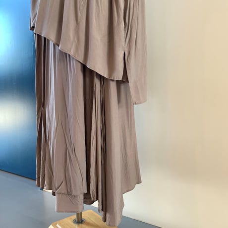 suzuki 　takayuki     long　skirt　 gray　A211-22