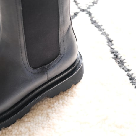 NEUF  ヌーブ　SIDEGORE　BOOTS　BLACK   NFB101