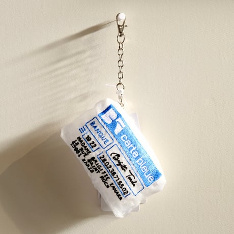 Brigitte Tanaka   Sac carte blue white