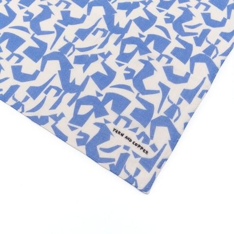 YARN&COPPER 　Double gaze Organic cotton 'Athens' ハンカチ