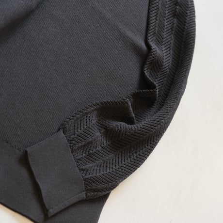 THOMAS MAGPIE 　herringbone ＆RIB knit【2242716】