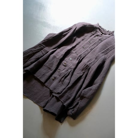 suzuki takayuki   pin-tuck blouse