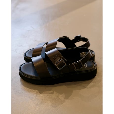 BEAUTIFUL SHOSE ｜ S.S.BELT SANDALS ｜GLOXI CUT SOLE  ｜ BROWN