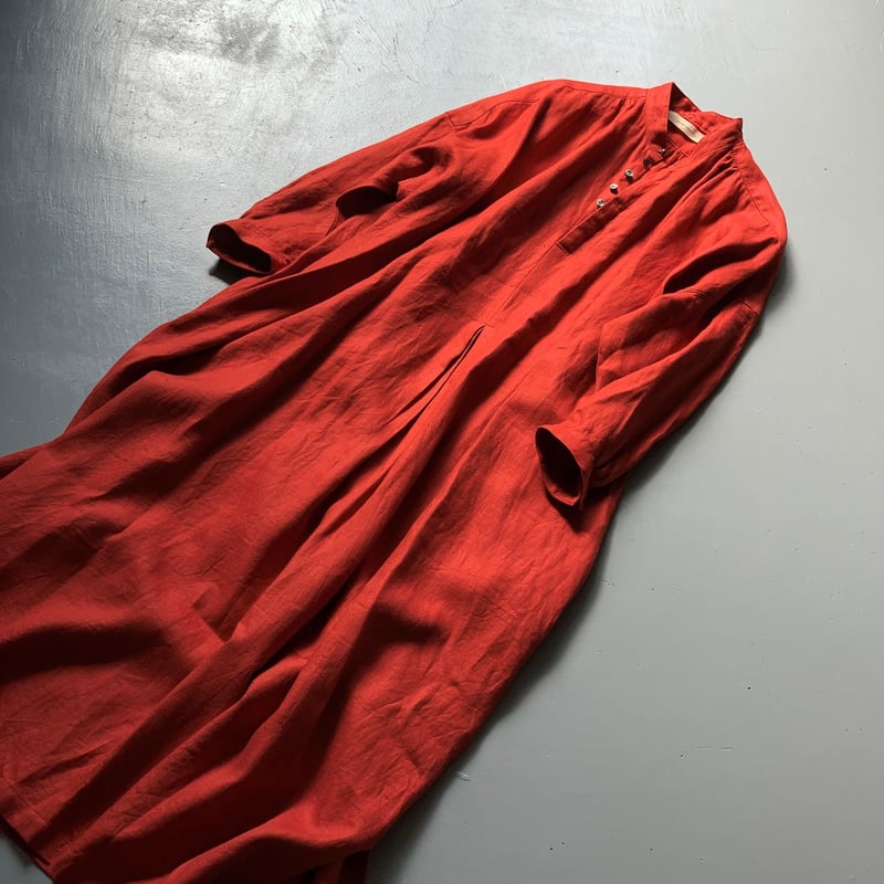 suzuki takayuki peasant dress vermilion (限定
