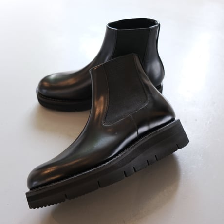 BEAUTIFUL SHOES　BRITSH  SIDEGORE　BLACK