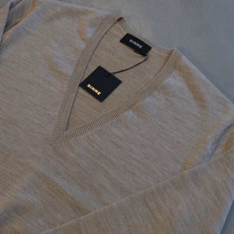 SINME　Vネックニット　S23AW-08