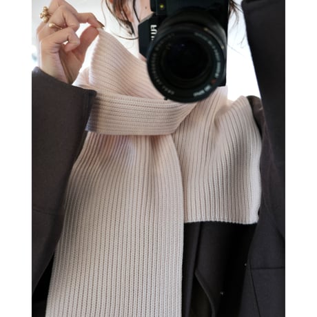BATONER  SOLID WOOL MUFFLER