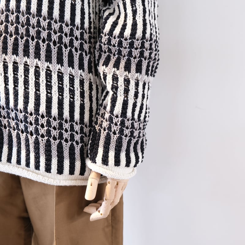 BATONER BN-23SM-020 Men MIX YARN CREW NECK | geep