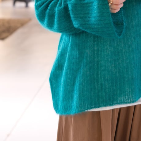 THOMAS MAGPIE    mohair silk knit【2223711】