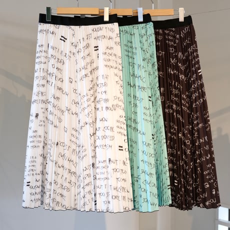 Thomas magpie   original print pleats skirt  2243602