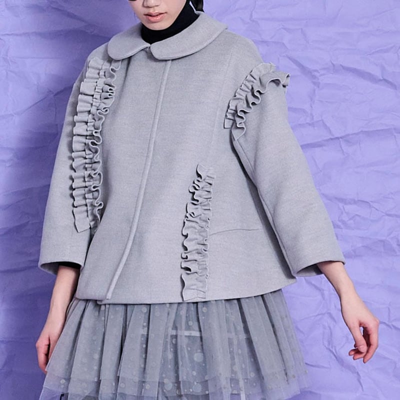 Thomas magpie melton short coat | geep