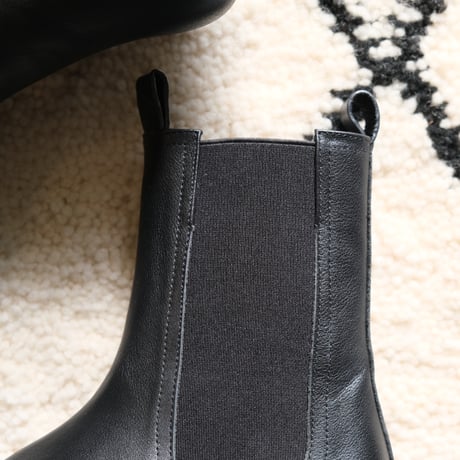 NEUF  ヌーブ　SIDEGORE　BOOTS　BLACK   NFB101