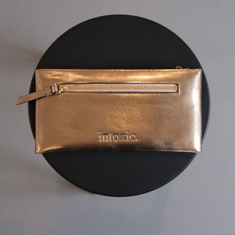 INTOXIC.  Twin long wallet champagne