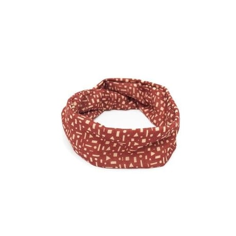 YARN&COPPER　  Merino Wool 'Alkham' Red ヘッドスカーフ/ミニスカーフ