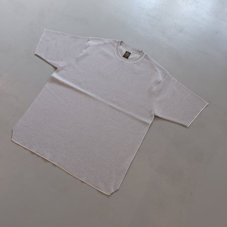 BATONER　Men 32G SMOOTH KNIT CREW NECK T-SHIRT 　BN-23SM-038
