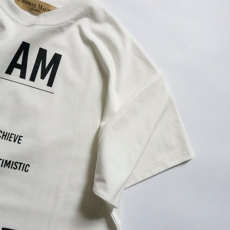 THOMAS MAGPIE　tee shirt I AM A（ORGANISE/ACHIVE/HAVE FUN/OPTIMISTIC) FEMALE.【2242878】