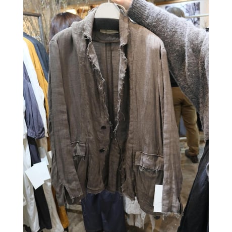 suzuki takayuki   frayed short jacket