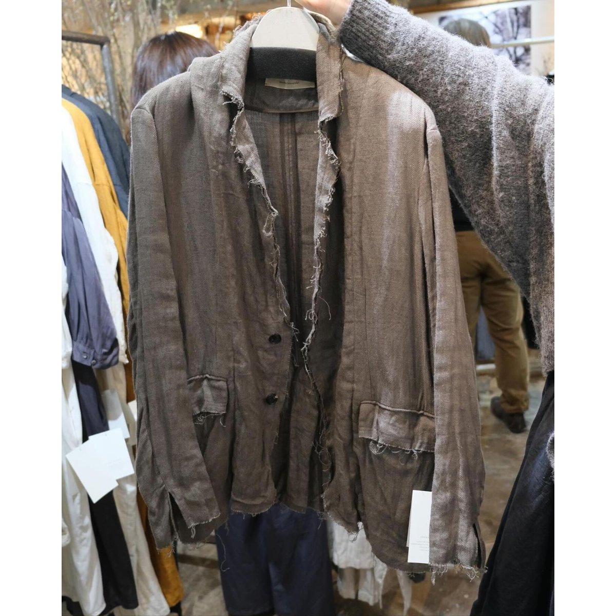 suzuki takayuki frayed short jacket | geep suzuki takayuki frayed short jacket | geep