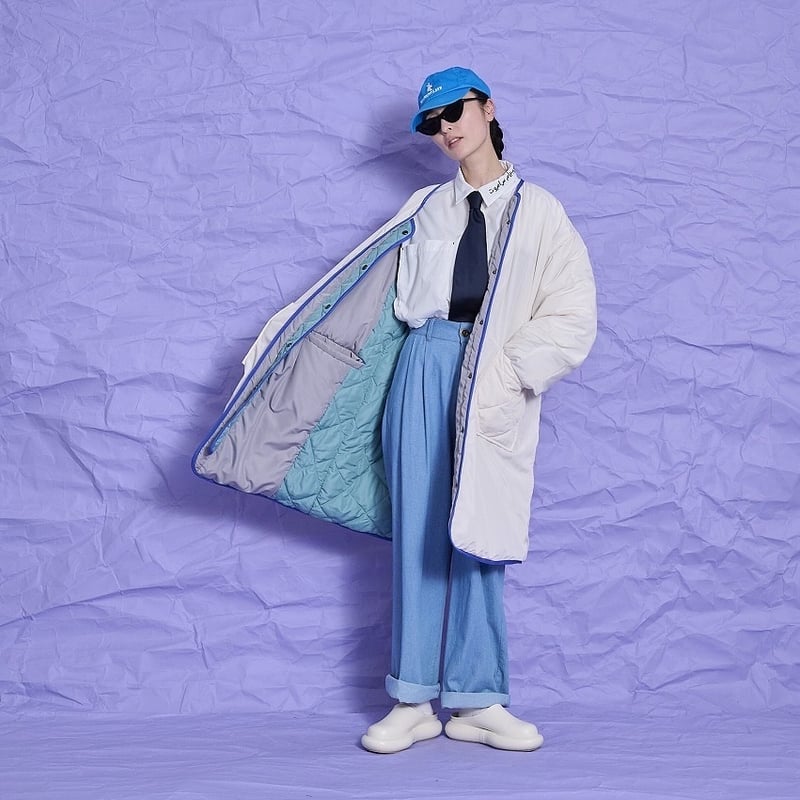 Thomas magpie quilted coat (reversible) | geep Thomas magpie quilted coat (reversible) | geep
