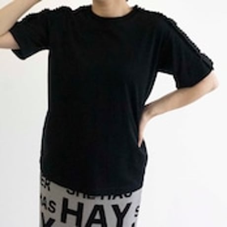 THOMAS MAGPIE  raffle sleeves top【2242802】