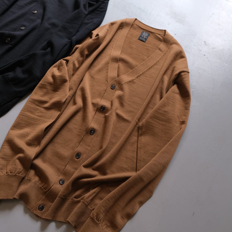 カーディガン BATONER SUPERIOR MERINO V-NECK CARDIGAN BATONER Unisex SUPERIOR MERINO V-NECK CARDIGA