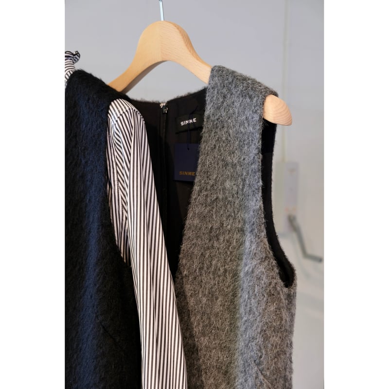 SINME SS15-11 ディープVネックワンピース | geep