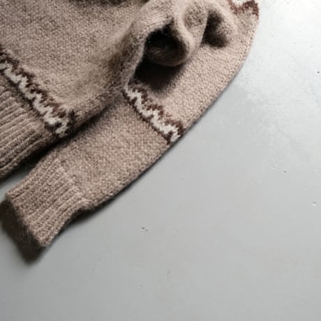 BATONER　Women MOHAIR NORDIC CREW NECK 　BN-21FL-050