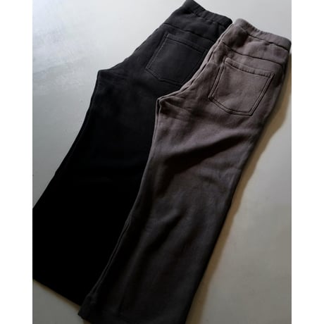 suzuki takayuki   sweat pants / wide-straight