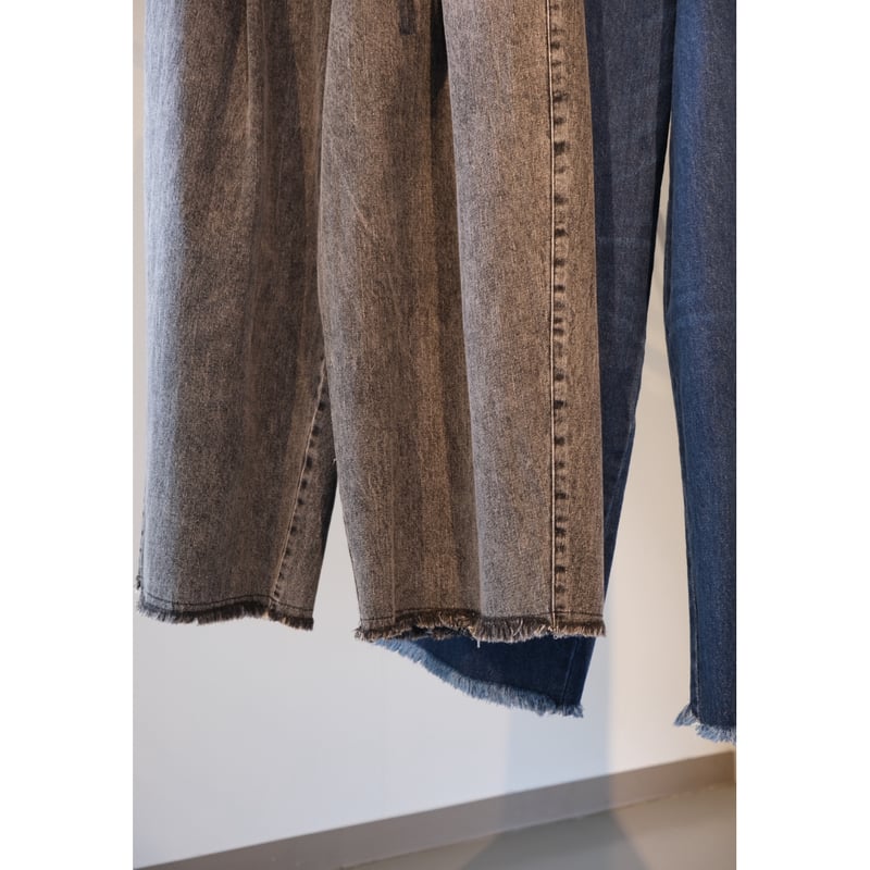 M53. BELTED DENIM PANTS MP-016 | geep