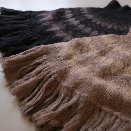 BATONER　 Women MOHAIR NORDIC CAPE    BN-22FL-051