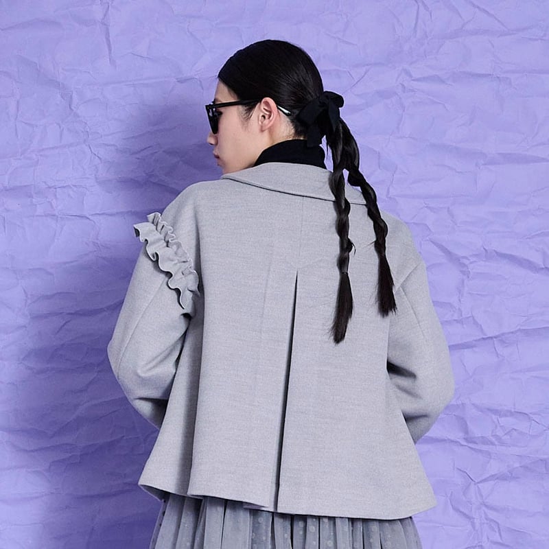 Thomas magpie melton short coat | geep