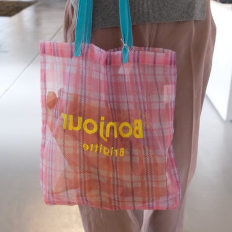 Brigitte Tanaka Sac Merci（ check tote ）