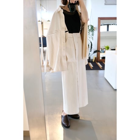 SERGE de bleu	 DDM-63D-CEA  SALOPETTE SKIRT