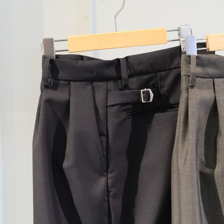 BATONER　Men SUMMER MOHAIR 2TUCK PANTS BN-24SM-012