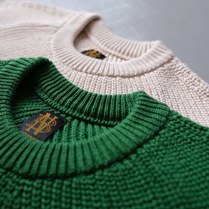 新品♦︎未使用 BANDEL BASIC CREW NECK KNIT Ⅳ(L) BATONER Women SIGNATURE CREW NECK BN-22SL-00