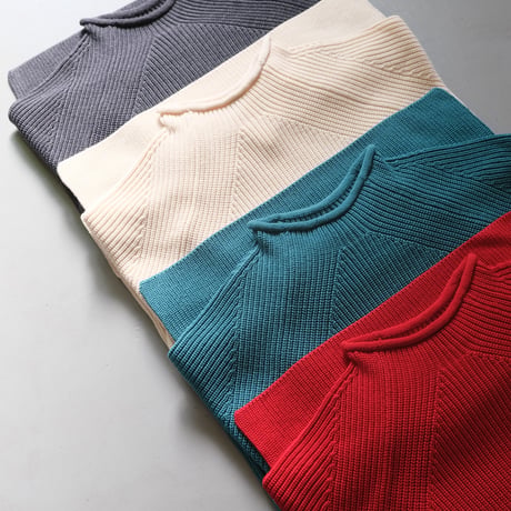BATONER　WOMAN　 SIGNATURE ROLL NECK KNIT　BN-23FL-026