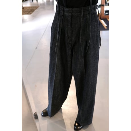 SERGE de bleu   2TUCK SUSPENDER SLACKS    CTS-52P-CEA