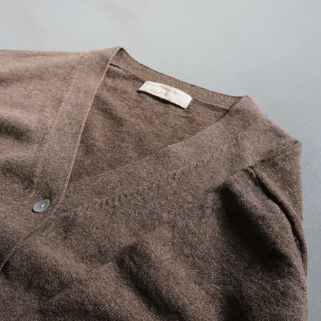 R JUBILEE 　 Layered Knit Cardigan　D/BROWN　RJ21083002