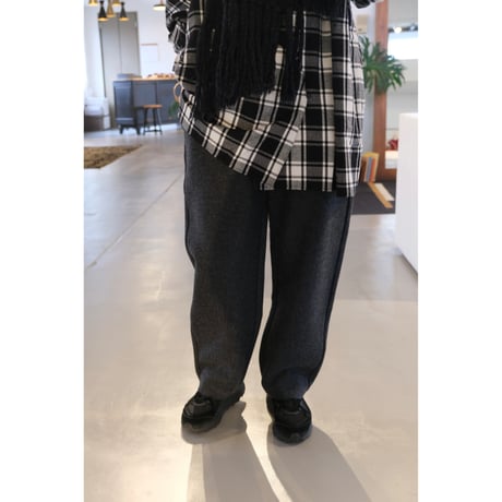BATONER  MEN  WOOL SHUKUJU PANTS