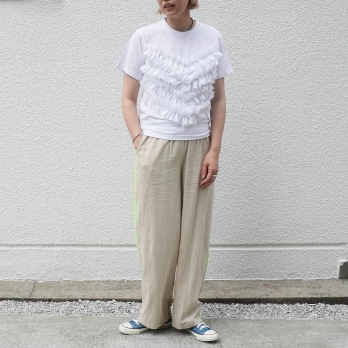Thomas Magpie C/Ramie line pants 225231 | geep