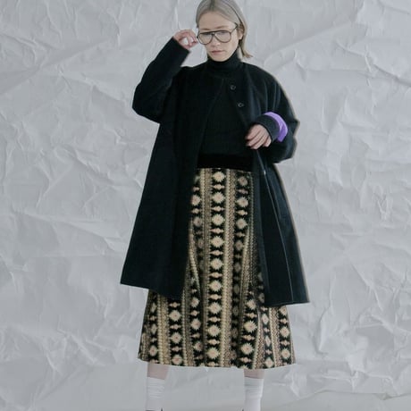 Thomasmagpie gobelin skirt    Black