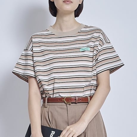 THOMAS MAGPIE　Silky Multi Border Tops　2262817