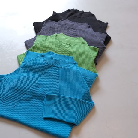 BATONER　 Women RIBNITURE CREW NECK S/S 　BN-23SL-021