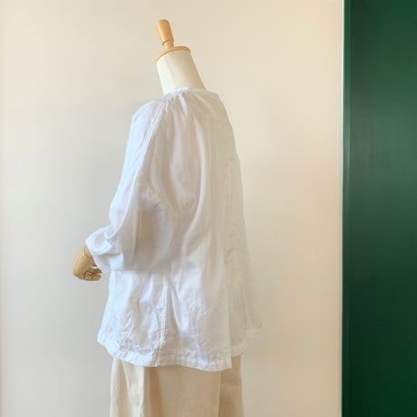 HARVESTY 　ATELIER SHIRT（アトリエシャツ）A31801　WHITE
