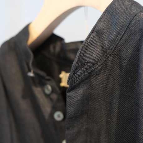 suzuki takayuki　peasant dress　khaki/black　A221-15