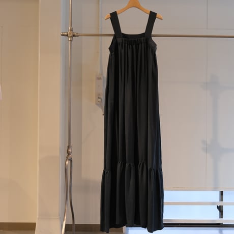 SINME　ストラップロングワンピース グリーン　ロング丈　SS14-01