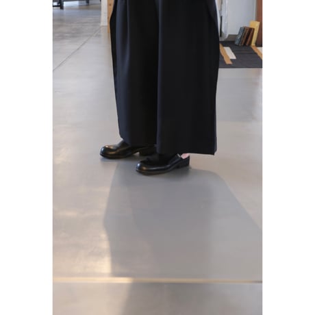 NAKAGAMI ラップワイドパンツ  black